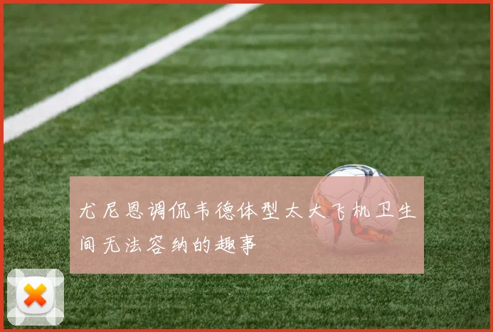 尤尼恩调侃韦德体型太大飞机卫生间无法容纳的趣事